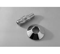 HANSA Raccordo eccentrico con valvola di intercettazione e rosetta HANSA 1/2'' x