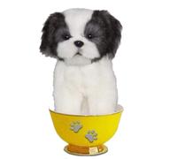 Hansa Realistic Dog Tazza da tè Morbido Peluche Peluche 15 cm dai 3 anni in su