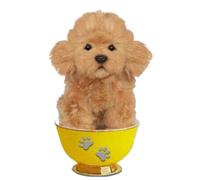 Hansa Realistic Dog Tazza da tè Morbido Peluche Peluche 16 cm dai 3 anni in su