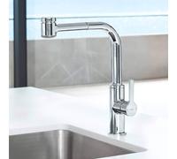 Hansa Ronda - Miscelatore monocomando per lavello con erogatore estraibile, cromato 54912283