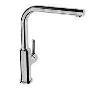 Hansa Ronda - Miscelatore monocomando per lavello con erogatore estraibile, cromato 54912273