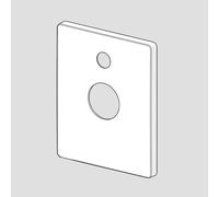 Hansa rosetta per gruppo vasca monocomando da incasso Twist con deviatore 89849085, 59914327, Twist cromo [Rubinetteria Bagno > Ricambi Rubinetteria Bagno]