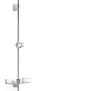 Hansa Set di aste da parete/doccia Basicjet (senza doccetta) | + asta da parete, kit di montaggio, cursore, portasapone | asta 720 mm, supporto doccia: regolabile, cono a incastro per tubo doccia