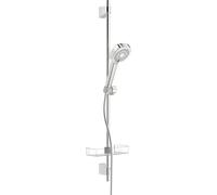 Hansa Hansabasicjet Style, set doccia a parete, montaggio a parete, 3 getti, 920 mm, cromo