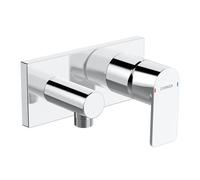 HANSA HANSASTELA Set de finition robinetterie de douche Mitigeur monocommandé, coude de raccordement mural, 44569573, 44569573