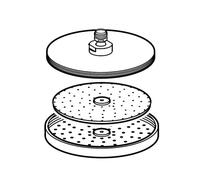 Hansa testa doccia, completa, 59912432, Universal cromo [Rubinetteria Bagno > Ricambi Rubinetteria Bagno]