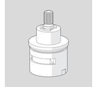 Hansa testina del deviatore per corpo d’installazione da incasso di gruppi termostatici, 59913468, Universal [Rubinetteria Bagno > Ricambi Rubinetteria Bagno]