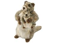 Hansa Toy 4162 Marmotta Con Cucciolo 33 Cm Peluche