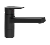 Hansa Twist rubinetto da cucina, orientabile, 0914228333, Twist nero opaco [Rubinetteria da Cucina > Rubinetti da Cucina]
