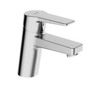 Hansa Hansatwist, miscelatore monocomando per lavabo, monoforo, sporgenza 121 mm, senza scarico, collegamento tramite tubi flessibili a pressione, cromato