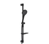 Hansa Viva set doccia, 3 tipi di getto, 4416021033, Viva nero opaco [Rubinetteria Bagno > Set Doccia]