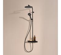 Hansa Viva sistema doccia, termostatico, 6515920133, Viva nero opaco [Rubinetteria Bagno > Colonne Doccia]