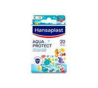 Hansaplast Aqua Protect - 20 medicazioni impermeabili per ferite per bambini, antiaderenti, traspiranti, flessibili e trasparenti, confezione da 20
