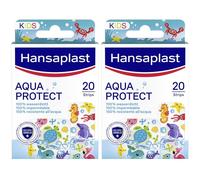 Hansaplast Aqua Protect Kids, Cerotti bambini colorati resistenti all'