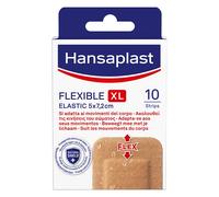 Hansaplast Cerotti Flessibili Ginocchia e Gomiti 10 Pezzi