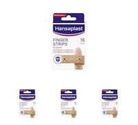 Hansaplast Cerotti ELASTIC FINGER STRIPS, Cerotti dita extra flessibili e lunghi per mani e articolazioni, Cerotto flessibile che si adatta ai movimenti, 1 confezione da 64 pezzi