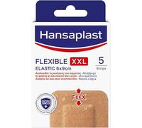 Hansaplast Cerotti FLEXIBLE XXL, Cerotti medicazione che si adattano ai movimenti, Cerotti flessibili per le articolazioni, 1 Confezione da 5 cerotti grandi 6 x 9 cm