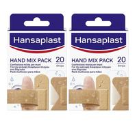 Hansaplast Cerotti Hand Mix Pack, Cerotti flessibili per mani e dita,