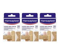 Hansaplast Cerotti Hand Mix Pack, Cerotti flessibili per mani e dita,