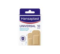 Hansaplast Cerotti UNIVERSAL, Cerotti impermeabili con elevato potere adesivo, Cerotti traspiranti per tutti i tipi di ferite, 1 confezione da 10 Pezzi in 2 formati