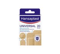 Hansaplast Cerotti UNIVERSAL, Cerotti impermeabili con elevato potere adesivo, Cerotti traspiranti per tutti i tipi di ferite, 1 confezione da 20 pezzi in 4 formati