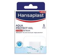Hansaplast Cerotti Aqua Protect XXL, Cerotti impermeabili per grandi ferite, 5 pezzi da 8 x 10 cm