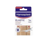 Hansaplast Cerotto Elastico a Striscia, 1 m | Cerotto Protettivo per Ferite Resistente, Extra Flessibile, Resistente all'Acqua, Protegge da Sporco e Batteri
