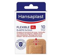 Hansaplast Cerotti Flexible XL, Cerotti medicazione per le articolazioni, 10 pezzi da 5 x 7,2 cm