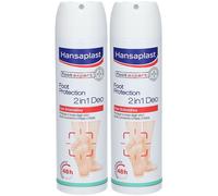 Hansaplast Foot Protection 2 in 1 Deodorante 2x150 ml Spray