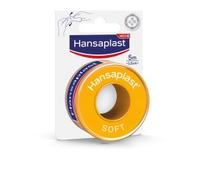 Hansaplast Soft Cerotto Rocchetto, Cerotto rotolo morbido per il fissaggio di bende, 5 m x 2.5 cm