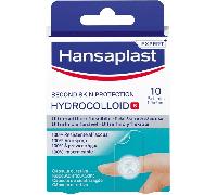 Hansaplast Hydrocolloid s 10 Cerotti 1,9x6 cm Ultra Sottili e Flessibili per la Protezione e il Trattamento di Ferite