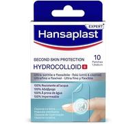 Hansaplast Second Skin Protection Cerotti Idrocolloidali S, Cerotti cicatrizzanti con capsula curativa per dita delle mani, Forte adesione, Sottili e flessibili, 1 confezione da 10 pezzi 1,9 x 6 cm