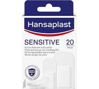 Hansaplast SENSITIVE Cerotti extra delicati specifici per pelli sensibili, Cerotti Hansaplast ipoallergenici per piccole ferite e graffi, 1 confezione da 20 pezzi in formati assortiti