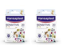 Hansaplast Sensitive - Cerotto Bambini Animals, 20 cerotti assortiti (Confezione da 2)