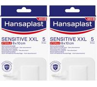 Hansaplast Sensitive XXL Intonaco a isola, 5 pezzi (Confezione da 2)