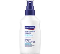 Hansaplast Spray per Ferite 100 ml, Spray ferite per la pulizia antisettica di tagli, abrasioni, scottature e vesciche, Spray per il primo soccorso in casa e all'aperto senza alcool e trasparente