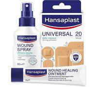 Hansaplast Wound Care Kit spray antisettico per la pulizia delle ferite...