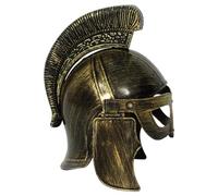 Hansber Elmo Cavaliere Medievale Cappello Soldato Spartano Salletta Guerriero Il Gioco Combattimento In Costume Halloween Oro A Taglia unica