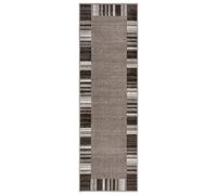 HANSE Home Basic Lux - Tappeto passatoia 67 x 400 cm, moderno e denso, a pelo corto, colore mélange, per corridoio, camera da letto, bagno, soggiorno, cucina, marrone, tortora, crema