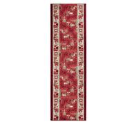 HANSE Home Designer - Runner Cube, in Polipropilene, 80 x 500 x 0,9 cm, Colore: Rosso