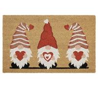 Hanse Home GNOME Heart - Zerbino a forma di cocco, antiscivolo, per interni, in fibra di cocco, per ingresso e esterni coperti, 40 x 70 cm
