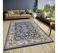 Hanse Home Reni Tappeto orientale, classico, a trama fitta con ornamenti e motivi floreali, morbido pelo corto, per camera da letto, sala da pranzo, soggiorno, corridoio, 57 x 90 cm