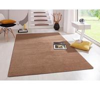 HANSE Home - Tappeto a Pelo Basso Fancy, in Polipropilene, 160 x 240 x 0,7 cm, Colore: Marrone