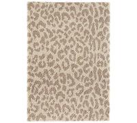 HANSE Home Tappeto a pelo lungo Shaggy, design leopardato, morbido, in pelliccia animale, look safari, soggiorno, camera da letto, cucina, corridoio, design moderno, 120 x 170 cm