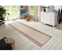 HANSE Home Tappeto passatoia Casa 80 x 250 cm, morbido tappeto a pelo corto, design moderno, per corridoio, camera da letto, cameretta dei bambini, bagno, soggiorno, cucina, decorazione - avorio