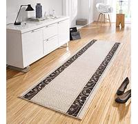 HANSE Home Tappeto passatoia Plant, 80 x 250 cm, morbido tappeto a pelo corto, stile retrò, vintage, per corridoio, camera da letto, cameretta dei bambini, bagno, soggiorno, cucina, decorazione -