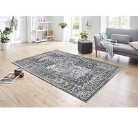 HANSE Home Tappeto Plume, effetto vintage, tappeto a pelo corto, moderno, vintage, per sala da pranzo, soggiorno, cameretta dei bambini, corridoio, camera da letto, cucina, blu, grigio, 160 x 230 cm