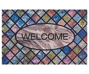 HANSE Home Welcome 5 - Zerbino stampato, effetto 3D, con fondo in PVC antiscivolo, per interni ed esterni, diversi motivi 45 x 70 cm, Welcome 5