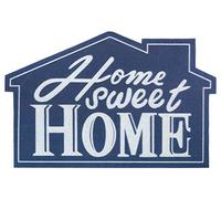 HANSE Home Zerbino stampato effetto 3D, con fondo in PVC antiscivolo, per ingresso e esterni, diversi motivi, 45 x 70 cm, colore: Home Sweet Home