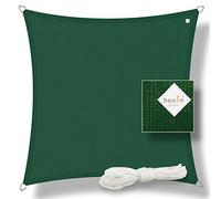 hanSe® Marchio Parasole Quadrato Protezione Solare a Vela 2 x 2 m Verde